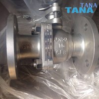 Flanged floating ball valve