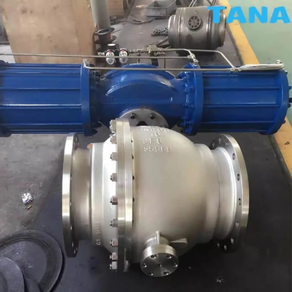 api 6d trunnion mounted ball valve China