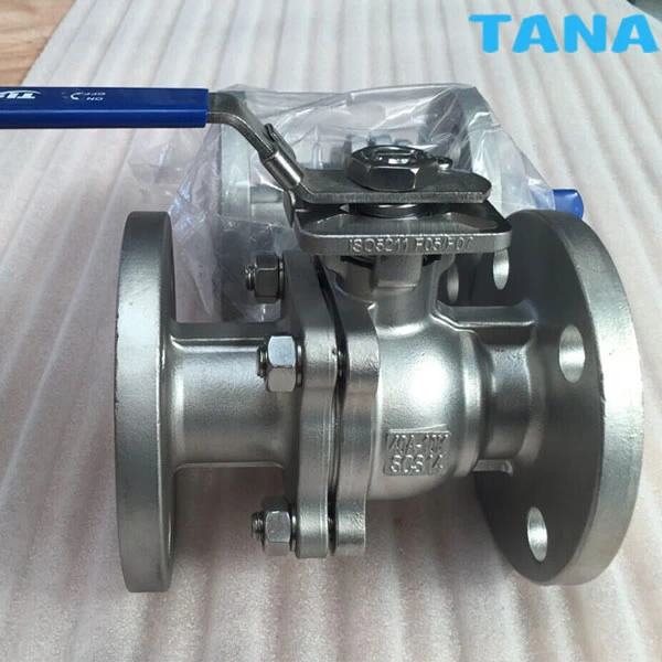 2 piece flanged ball valve