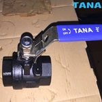 2 piece thread end ball valve