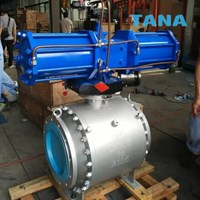 3 Piece Forged Trunnion Mounted Ball Valve,