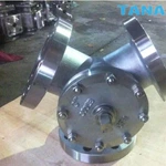 Y type 3 way ball valve