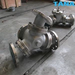 135 degree y type 3 way ball valves