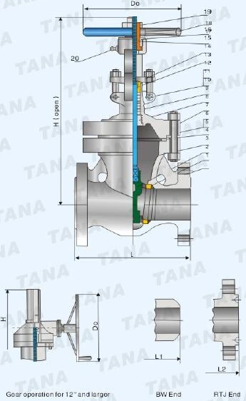 Cast Steel Gate Valve