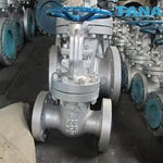 Flanged gate valve