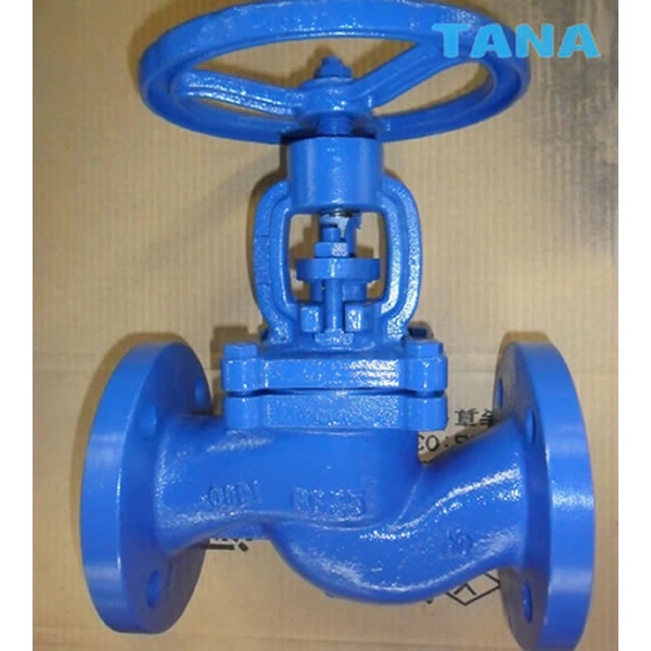 DIN flanged cast iron globe valve