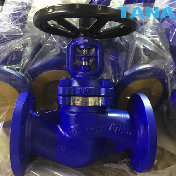 WCB bellow seal globe valve