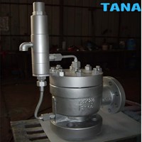 Pilot operated safety relief valve