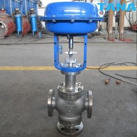 3 way control valve size