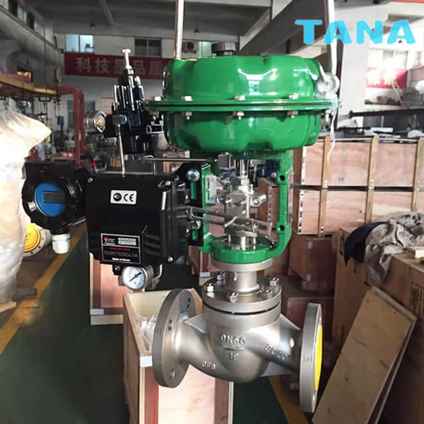 Pneumatic Diaphragm Straight Through Control Valve