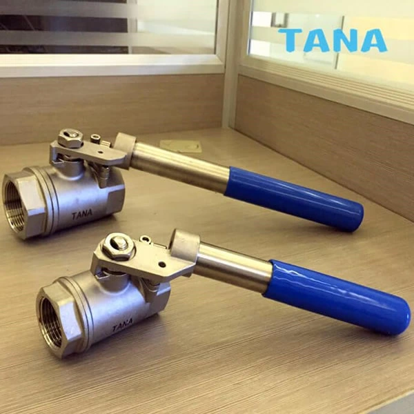 npt thread spring return ball Valve