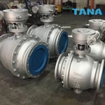 2 piece trunnion mounted ball valve