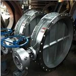 fume gas ventilation butterfly valve