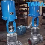 electric actuator for control valve